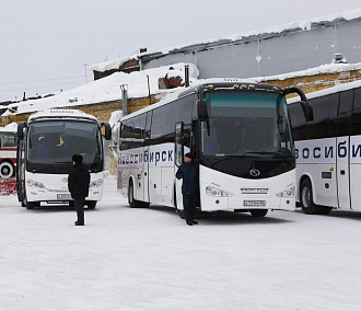 Рейсы междугородних автобусов отменены в Новосибирске из-за морозов