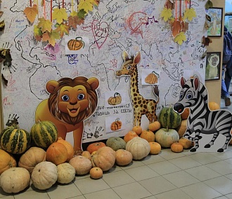 Оранжевое настроение: как прошёл День тыквы в Новосибирском зоопарке